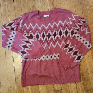 Flirty and feminine pink bell sleeve sweater Fetch & Co